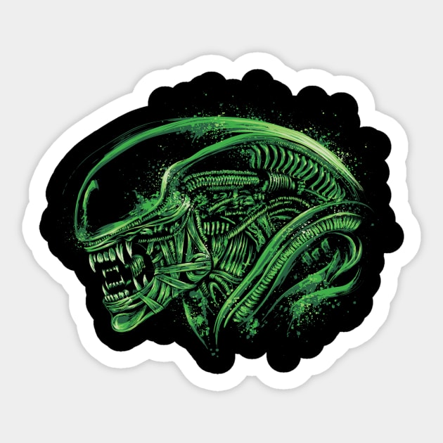 Space Nightmare Sticker by DrMonekers